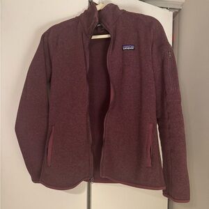 Patagonia Burgundy Fleece Jacket